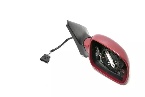 VW Golf 4 Bora elektrischer Spiegel vorne rechts Außenspiegel rot braun LC3X