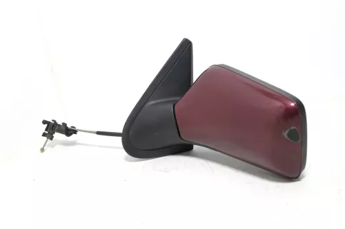 VW Golf 3 Vento manueller Spiegel Außenspiegel links mit Glas rot LC3C (143307)