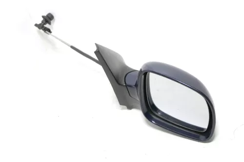 VW Golf 4 Bora manueller Spiegel vorne rechts Außenspiegel blau dunkelblau