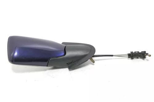 VW Golf 3 Vento manueller Spiegel Außenspiegel rechts mit Glas blau dunkelblau (143343)