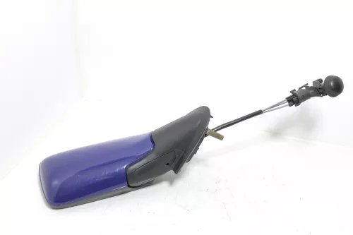 VW Golf 3 Vento manueller Spiegel Außenspiegel rechts mit Glas blau LD5D (143344)