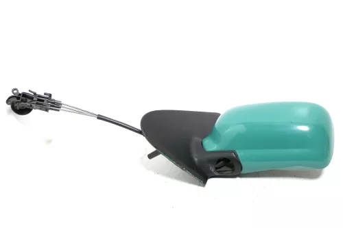 VW Polo 6N manueller manuell Spiegel Außenspiegel links grün LD6D (143350)