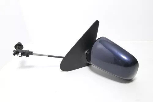 VW Polo 6N manueller manuell Spiegel Außenspiegel links + Glas blau LN5Y windsor (143423)