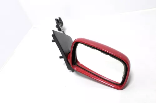 VW Polo 6N manueller manuell Spiegel Außenspiegel rechts Glas rot LP3G   143424
