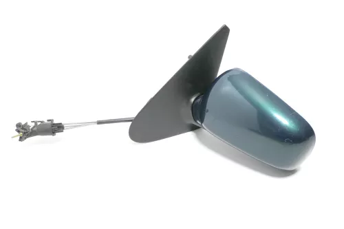 VW Polo 6N manueller manuell Spiegel Außenspiegel links grün LC6P dragongreen (143426)