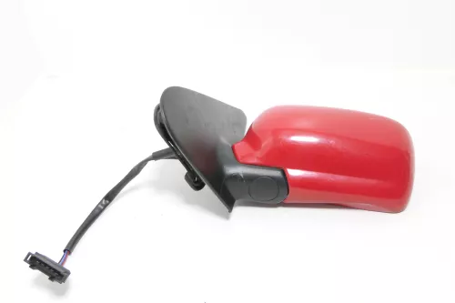 VW Polo 6N elektrischer Spiegel Außenspiegel links außen mit Glas rot LP3G flash (143432)