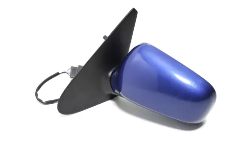 VW Polo 6N elektrischer Spiegel Außenspiegel links außen mit Glas blau LR5V (143440)