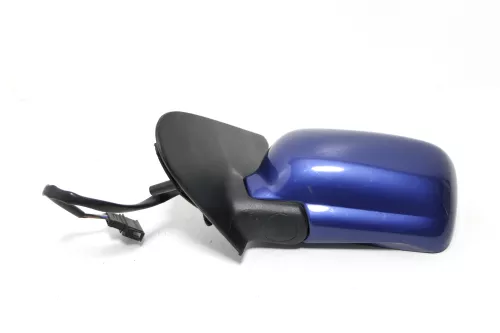 VW Polo 6N elektrischer Spiegel Außenspiegel links außen mit Glas blau LR5V (143440)