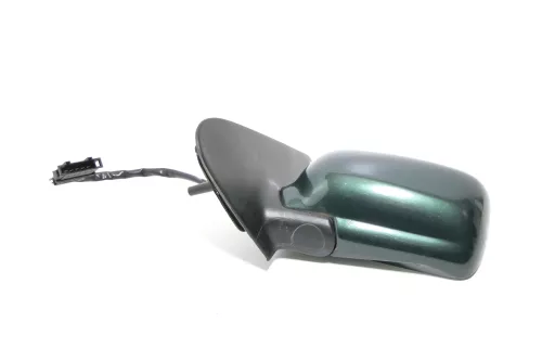 VW Polo 6N elektrischer Spiegel Außenspiegel links außen mit Glas grün LC6M Spie (143446)