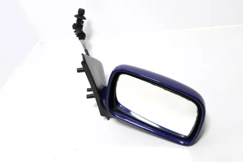 VW Polo 6N manueller manuell Spiegel Außenspiegel rechts blau LD5D chagall