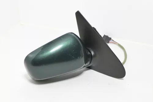 VW Polo 6N elektrischer elektrisch Spiegel Außenspiegel rechts Grün LC6M + Glas (143454)