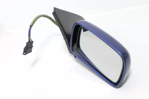 VW Polo 6N elektrischer elektrisch Spiegel Außenspiegel rechts blau LR5V + Glas