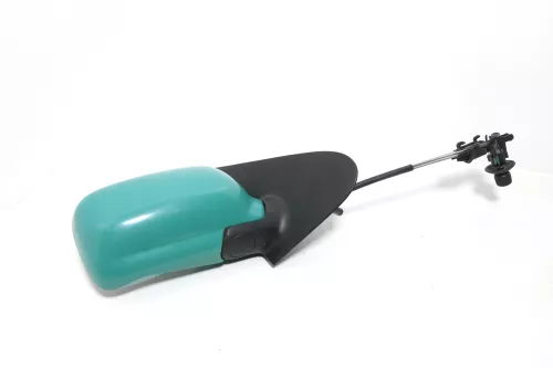 VW Polo 6N manueller manuell Spiegel Außenspiegel rechts mit Glas grün LD6D (143468)