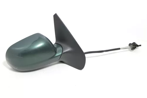 VW Golf 4 Bora manueller Spiegel vorne rechts Außenspiegel grün LC6M mit Glas (143566)