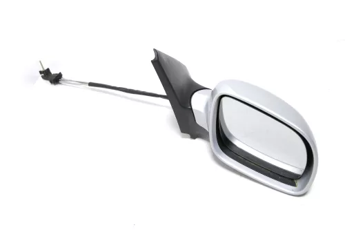 VW Golf 4 Bora manueller Spiegel vorne rechts Außenspiegel silber gra LB7Z Glas