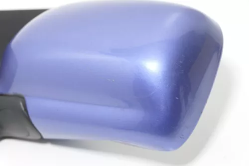 VW Polo 6N manueller manuell Spiegel Außenspiegel links mit Glas blau LR5Y (143611)