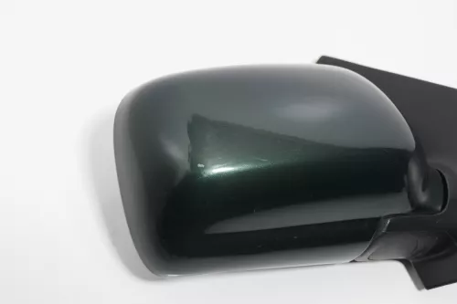 VW Polo 6N manueller mechanischer Spiegel Außenspiegel rechts Glas grün LC6M ddf (143615)