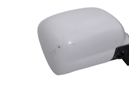 VW Polo 6N manueller manuell Spiegel Außenspiegel rechts weiß LB9A mit Glas (143619)