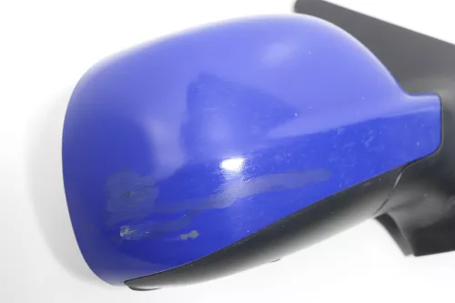VW Polo 6N2 manueller Spiegel Außenspiegel rechts außen blau LA5C surfblue  2 (143621)
