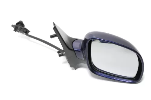 VW Polo 6N2 manueller Spiegel Außenspiegel rechts außen blau LB5N indigoblau t1