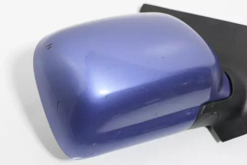 VW Polo 6N manueller manuell Spiegel Außenspiegel rechts blau LR5V + Spiege Glas (143660)