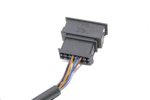 VW Sharan Alhambra 7M elektrischer Spiegel Außenspiegel rechts mit Glas rot (143688)