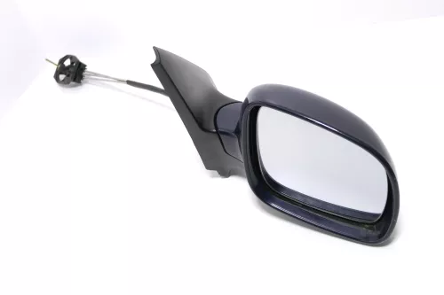 VW Golf 4 Bora manueller Spiegel Außenspiegel + Glas rechts blau LA5G perlblau 9