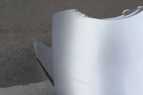 Passat 3C Limousine Stoßstange hinten Heckstoßstange Stoßfänger silber LA7W PDC (143925)