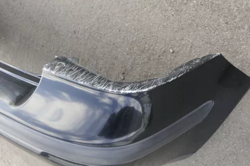 VW Golf 4 Limousine Stoßstange hinten Heckstoßstange Stoßfänger schwarz L041   2 (143928)