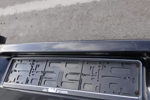 VW Golf 4 Limousine Stoßstange hinten Heckstoßstange Stoßfänger schwarz L041   2 (143928)