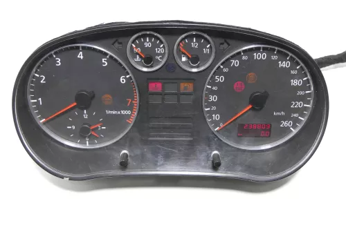 Audi A3 8L Tacho Tachometer Kombiinstrument 8L0919860C 238TKM Benziner 260km/h
