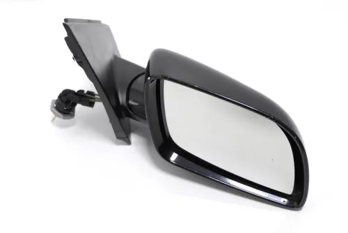 VW Polo 9N 9N3 manueller Spiegel Außenspiegel rechts vorne Schwarz LC9Z