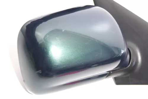 VW Polo 6N manueller mechanischer Spiegel Außenspiegel rechts Glas grün LC6P grü (144008)