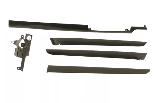 Audi A4 B6 8E B7 vorne Dekor Leisten Abdeckung Lichtschalter Quattro schwarz sou