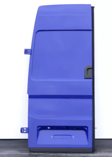 VW Crafter 7C MAN TGE Tür hinten links Heckklappe Hecktür Flügeltür blau R502 Ho (144322)