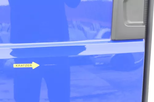 VW Crafter 7C MAN TGE Tür hinten links Heckklappe Hecktür Flügeltür blau R502 Ho (144322)