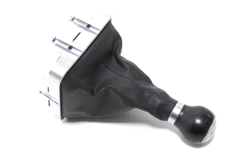 VW Golf Plus 5M Schaltknauf Schaltsack Schaltung Schaltknüppel 5-Gang blaue Näht (144334)