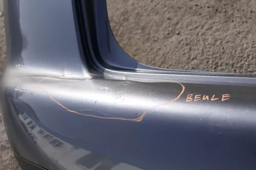 VW Touran 1T Stoßstange hinten Heckstoßstange Stoßfänger grau (144519)