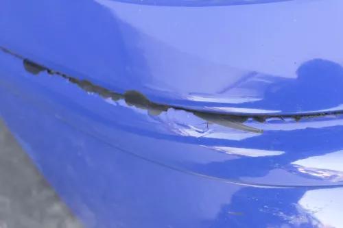 VW Polo 6N2 Stoßstange vorne Frontstoßstange Stoßfänger blau LA5C surfblue bb (144533)