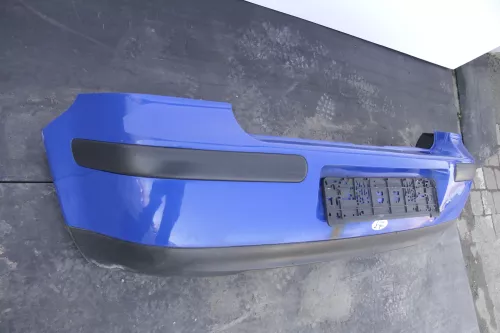 VW Golf 4 Limousine Stoßstange hinten Heckstoßstange Stoßfänger blau LW5Z (144534)