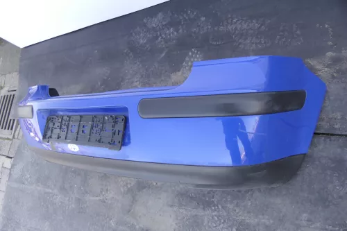 VW Golf 4 Limousine Stoßstange hinten Heckstoßstange Stoßfänger blau LW5Z (144534)