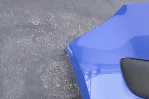 VW Golf 4 Limousine Stoßstange hinten Heckstoßstange Stoßfänger blau LW5Z (144534)