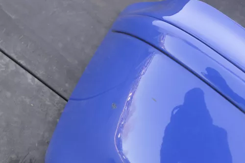 VW Polo 6N2 Stoßstange hinten Heckstoßstange Stoßfänger blau LA5C surfblue II// (144538)