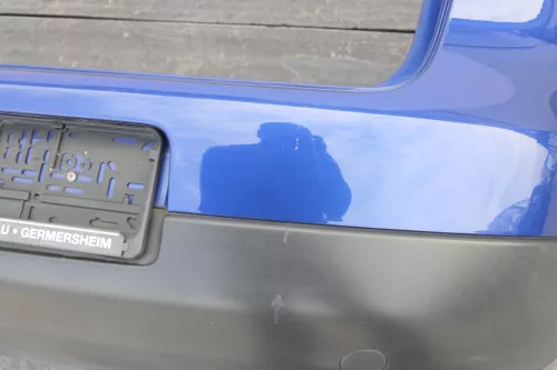 VW Golf 5 1K Limousine Stoßstange hinten Heckstoßstange blau LC5J (144567)