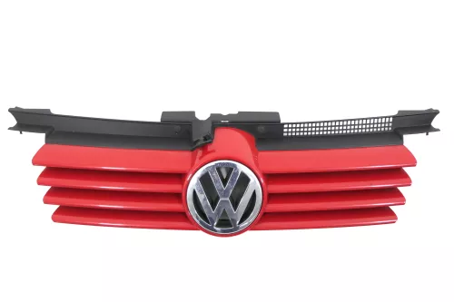 VW Bora Grill Kühlergrill VW Zeichen Logo rot LP3G