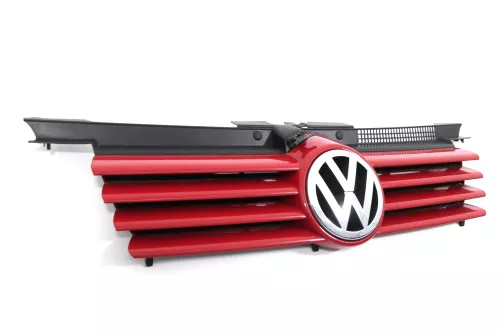 VW Bora Grill Kühlergrill VW Zeichen Logo rot LP3G (144646)