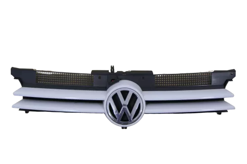 VW Golf 4 Grill Kühlergrill mit VW Zeichen Logo weiß LB9A