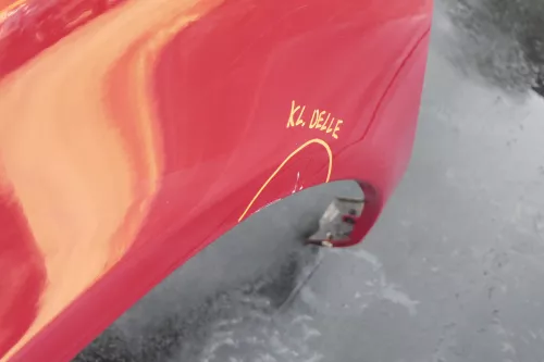 VW Sharan Kotflügel links vorne rot LK3A 2000-2009 Facelift (144655)