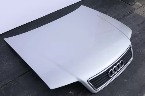 Audi A6 4B Motorhaube Klappe vorn (bis ca. Ende 2001) silber Haube Grill (144680)