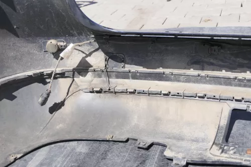 VW Passat 3C Kombi Stoßstange hinten Heckstoßstange grau blau LC5F PDC blue (144701)